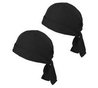 JYNXOR 2 Pcs Bandana Cuoco, Cappellino da Chef,Cappello da Cuoco Nero,Cappello Cucina Regolabile, Bandane Cucina per Cuoco,Cappelli Bandana Unisex Cucina Berretto da Lavoro per Fornai,Hotel,Ristorante