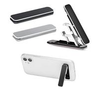 JYNXOR 2 Pezzi Cavalletto per Telefono Cellulare, Supporto per Telefono in Alluminio Verticale e Orizzontale per Scrivania, Cavalletto, Supporto per Telefono Regolabile Compatibile con iPhone, iPad