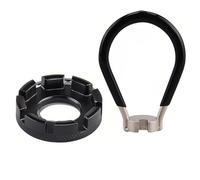 JYNXOR 2 Tiraraggi Bici Universale, Bicicletta Tiraraggi, Bicicletta Tiraraggi Bicicletta Chiave Tiraraggi 6 in 1 Tira Raggi Regolazione dei Cerchioni 10-15G per Raggi per Bicicletta(Nero)