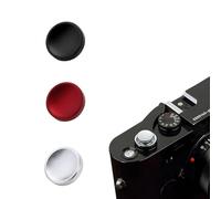 JYNXOR 3 Pezzi In Lega Di Alluminio Pulsante Di Scatto Concavo 11 mm Compatibile Con fujiiesiesfilm XT5 X100VI XT50 X-Pro3 Compatibile Con Nikon ZF DF Compatibile Con Lei-ca Q3 M10 M11