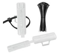 JYNXOR 60 Pezzi Segnacavi Elettrici in Materiale di Nylon - Etichette Impermeabili e Resistenti per Organizzazione Cavi, Facili da Montare e Personalizzare, Ideali per Uso Domestico