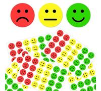 JYNXOR 720 Pezzi Emoticon Adesivi Umore,Felicità Adesivi Faccia Felice 25 mm,Sorrisi Adesivis Ricompensa Bambini,Adesivis Motivazionali,Tristi Adesivo Sorridente,Adesivo Rotondi Rosso Giallo Verde