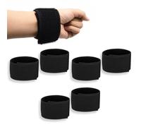 JYNXOR Clip per Pantaloni da Bicicletta,6 Pezzi Mollette per Pantaloni da Bicicletta per Ciclisti,Chiusura in Velcro,per Bicicletta,Uniformi Militari,Escursioni(Nero)