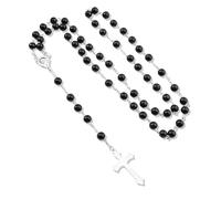 JYNXOR Collana di Rosario per Donne,Rosari Cattolici, Rosari da Comunione con Croci D'Epoca, Eleganti Crocifissi per Battesimi, Comunioni, Matrimoni, Feste Eucaristiche