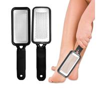 JYNXOR Raspa Piedi Professionale, Lima Piedi a Doppia Faccia, Lima per Piedi e Talloni, Nero Raspa Piedi, Calli Remover Pedicure Per Callosità,per Rimuovere Calli Duroni Talloni Screpolati Pelle Morta