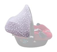 JYOKO KIDS Cappotina in cotone compatibile con Maxi Cosi Pebble Bebe Confort (WHITE STAR)