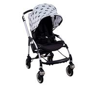 JYOKO KIDS Cappottina per passeggino e passeggino compatibile con Bugaboo Bee 3, Bee plus, Bee 5 realizzata in tessuto di cotone elastico, morbido e traspirante (Raccoon)