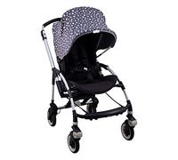 JYOKO KIDS Cappottina per passeggino e passeggino compatibile con Bugaboo Bee 3, Bee plus, Bee 5 realizzata in tessuto di cotone elastico, morbido e traspirante (Winter Sky)