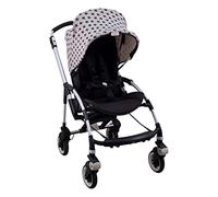JYOKO KIDS Cappottina per passeggino e passeggino compatibile con Bugaboo Bee 3, Bee plus, Bee 5 realizzata in tessuto di cotone elastico, morbido e traspirante (Dark Sky)