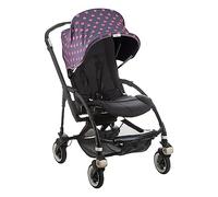 JYOKO KIDS Cappottina per passeggino e passeggino compatibile con Bugaboo Bee 3, Bee plus, Bee 5 realizzata in tessuto di cotone elastico, morbido e traspirante (Fluor Heart)