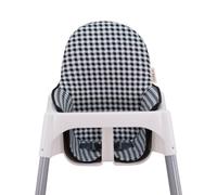 JYOKO KIDS Cuscino per il seggiolone compatibile con Ikea antilop, 100% Cotone (Vichy)