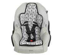 JYOKO KIDS Cuscino Seggiolino auto, Materassino Universale per Seggiolino di bambini Gruppo 0,1,2,3 Realizzato con cotone (Black Rayo, Gruppo 0-1)
