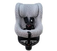 JYOKO Kids Custodia in cotone compatibile con Joie Spin 360 e Nuna Rebl (White Star, Custodia Joie I-Spin 360)