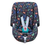 JYOKO Kids Fodera per seggiolino Auto in Cotone Compatibile con Cybex Aton Cloud-Q-M-2-4-5 (ATON Q, Happy Dino)