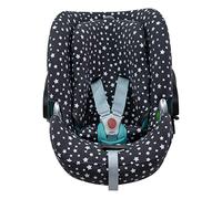 JYOKO Kids Fodera per seggiolino Auto in Cotone Compatibile con Cybex Aton Cloud-Q-M-2-4-5 (ATON Q, Winter Sky)