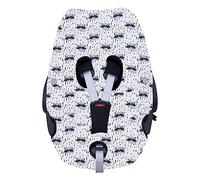 JYOKO KIDS Fodera per seggiolino auto in cotone compatibile con Maxi Cosi Pebble 360 Y FamilyFix 360 (Raccon)