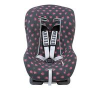 JYOKO KIDS Fodera per Seggiolino Auto Senza poggiatesta Realizzato con Cotone Extra Morbido (FLUOR HEART)
