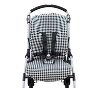 JYOKO KIDS Materassino per passeggino e carrozzina compatibile con Bee 3, Bee 5, Bee Plus, realizzato in tessuto di cotone + schiuma e tecnica traspirante (Vichy)