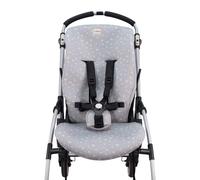 JYOKO KIDS Materassino per Passeggino e Carrozzina compatibile con Bugaboo Bee 3, Bee 5, Bee Plus Realizzata in Tessuto di Cotone Elastico, Morbido e traspirante (Dandelion)