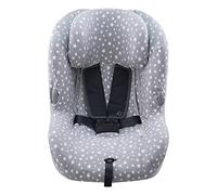 JYOKO KIDS Rivestimento per seggiolino auto in cotone compatibile con Bébé Confort Milofix (WHITE STAR)