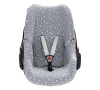 JYOKO KIDS Rivestimento per seggiolino auto in cotone compatibile con Maxi Cosi Bebe Confort Pebble (White Star)