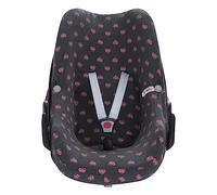 JYOKO KIDS Rivestimento per seggiolino auto in cotone compatibile con Maxi Cosi Bebe Confort Pebble (Fluor Heart)
