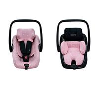 JYOKO KIDS Rivestimento per seggiolino auto in cotone compatibile con Maxi Cosi Recaro Zero, I-Size e Fodera per riduttore in cotone taglia 0 (Pink Sparkles)
