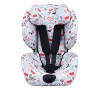 JYOKO KIDS Rivestimento per seggiolino auto in cotone compatibile con Recaro Zero e Recaro Optiafix (Dino Party)