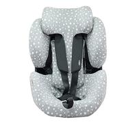 JYOKO KIDS Rivestimento per seggiolino auto in cotone compatibile con Recaro Zero e Recaro Optiafix (White Star)
