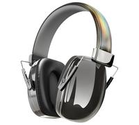 JYPS Cuffie Antirumore Bambini, Cuffie Antirumore SNR 25dB, Cuffie Cancellazione Rumore Bambina Pieghevoli, Auricolari Noise Cancelling Protezione Udito per Bambini, Adulto, Autismo, Lavoro (nero)