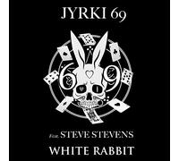 Jyrki 69 - White Rabbit (Black & White Splatter)
