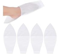 JYSNOW 4 Pezzi Ausilio per Calzino a Compressione, Aiuto per Indossare Calze a Compressione con Punta Aperta, Ausilio per Infila Calze per Anziani Disabili e Donne in Gravidanza (Bianco)