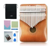 JYTMUS Kalimba - Pianoforte portatile a 21 tasti, con martello per accordare, libro musicale e borsa per il trasporto, regalo per adulti, bambini e principianti