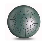 Jyuiipcz Tamburo in acciaio En Alliage D'acier 12" 13 Sound Tambour ? Main Avec 1 Paire De Maillets + Sac De Rangement Pour Méditation Yoga Et Zen (colore: verde pietra) (verde pietra)