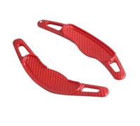 JYUTDW Accessori Per L'estensione Del Paddle Del Cambio Al Volante Dell'auto Per Cooper Per S JCW F54 F55 F56 F57 F60 Leve del Cambio Le Palette del Volante(Carbon Fiber Red)