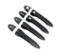 JYUTDW Copertura Protettiva Maniglia Esterna Dell'Auto Per Maserati Per Levante 2017-2024 Accessori Per La Copertura Della Protezione Della Maniglia Della Porta Esterna Dell'auto(Black 2 Smart)