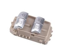 JYUTDW Interruttore per finestra principale 2229051505 Per Mercedes-Benz Per W222 W213 S300 S350 S400 E180 E200 E220 AMG E43 Interruttore Pulsante Di Controllo Alzacristalli Auto(Beige)