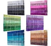 JYvivid 144 forcine scintillanti da donna, in metallo colorato, mini forcine per capelli, accessori per acconciature da donna