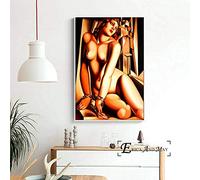 JYWDZSH Stampa su Tela Tamara De Lempicka Lady Vintage Poster E Stampe su Tela Pittura Wall Art Murales Immagini per Soggiorno Oggettistica per La Casa, Come Mostrato, 70X100 Cm Senza Cornice