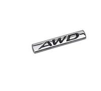 JYWLKQ Auto Emblema per Mazda CX-7 2006-2012, Adesivo Distintivo Lettere Numeri Simbolo Logo Sticker Badge Adatto per Parafango Laterale Baule Scritta Decorazioni Accessori,AWD-B-Silver