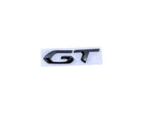 JYWLKQ Auto Emblema per Peugeot 3008 2016-2023, Adesivo Distintivo Lettere Numeri Simbolo Logo Sticker Badge Adatto per Parafango Laterale Baule Scritta Decorazioni Accessori,GT-Black
