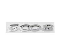 JYWLKQ Auto Emblema per Peugeot 3008, Adesivo Distintivo Lettere Numeri Simbolo Logo Sticker Badge Adatto per Parafango Laterale Baule Scritta Decorazioni Accessori,5008-Silver