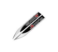JYWLKQ Auto Emblema per Suzuki Grand Vitara 2012-2015, Adesivo Distintivo Simbolo Logo Sticker Badge Adatto Insignia per Parafango Laterale Baule Scritta Metallo Decorazioni Accessori,B-Black