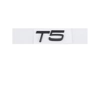 JYWLKQ Auto Emblema per Volvo C30 2006-2013, Adesivo Distintivo Lettere Numeri Simbolo Logo Sticker Badge Adatto per Parafango Laterale Baule Scritta Decorazioni Accessori,T5-Black