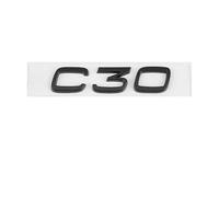 JYWLKQ Auto Emblema per Volvo V40 2012-2020, Adesivo Distintivo Lettere Numeri Simbolo Logo Sticker Badge Adatto per Parafango Laterale Baule Scritta Decorazioni Accessori,C30-Black