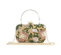 Jywmsc Borse da Sera con Pochette con Ricamo in Rilievo da Donna Borse Vintage per Matrimoni Formali