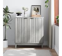 JYYQ Credenza da Cucina Dotato di Ripiani Regolabili,Buffet Grigio Lavato Indipendentemente,Armadi in Legno,Adatti Per Soggiorni,Corridoi e Ingressi (Gambe da tavolo grigie)