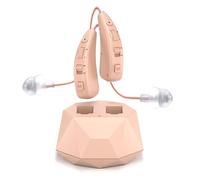 JYYRC Dispositivo Sonoro Per Anziani Dispositivo Sonoro Ricaricabile Per Adulti Con Cancellazione Del Rumore, Comodo Controllo Del Volume, Design Confortevole, Quasi Invisibile