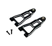 JYYTERD Accesorios coches RC 1/12 rc Car Upgrades Modifica Ricambio Accessori Parti 2X Lega di Alluminio Anteriore Posteriore Braccio Inferiore Affidabile(Black)
