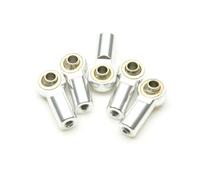 JYYTERD Accesorios coches RC per 3Racing per Sakura D4 1/10 RC per Parti di Auto Sportive Drift, Accessori, 8 Pezzi, Giunto Terminale del Tirante con Testa A Sfera M3 Filettato(Silver)
